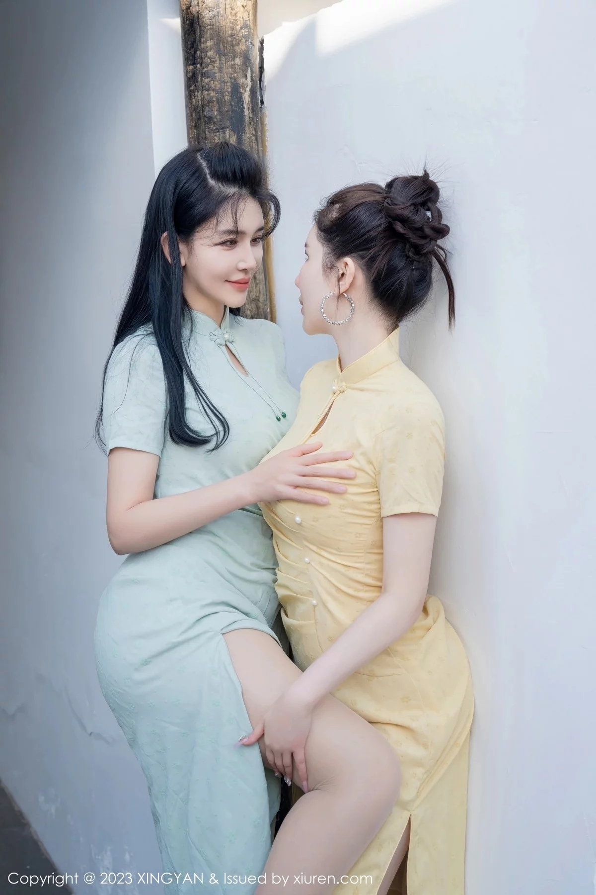 Xgyw.Org_[XINGYAN星颜社]VOL.183_女神刘钰儿＆李丽莎合集性感轻透旗袍服饰配原色丝袜诱惑写真69P