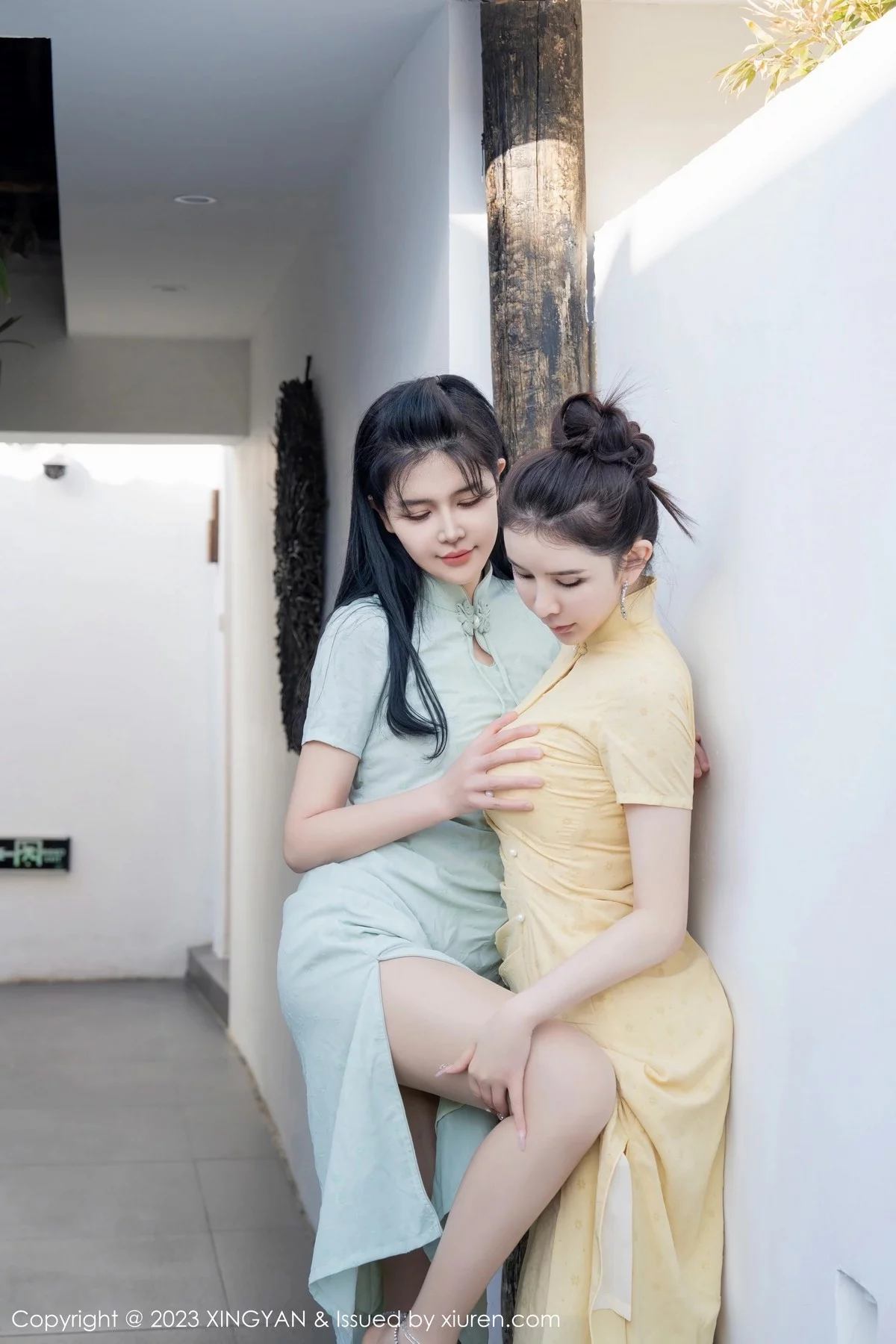 Xgyw.Org_[XINGYAN星颜社]VOL.183_女神刘钰儿＆李丽莎合集性感轻透旗袍服饰配原色丝袜诱惑写真69P