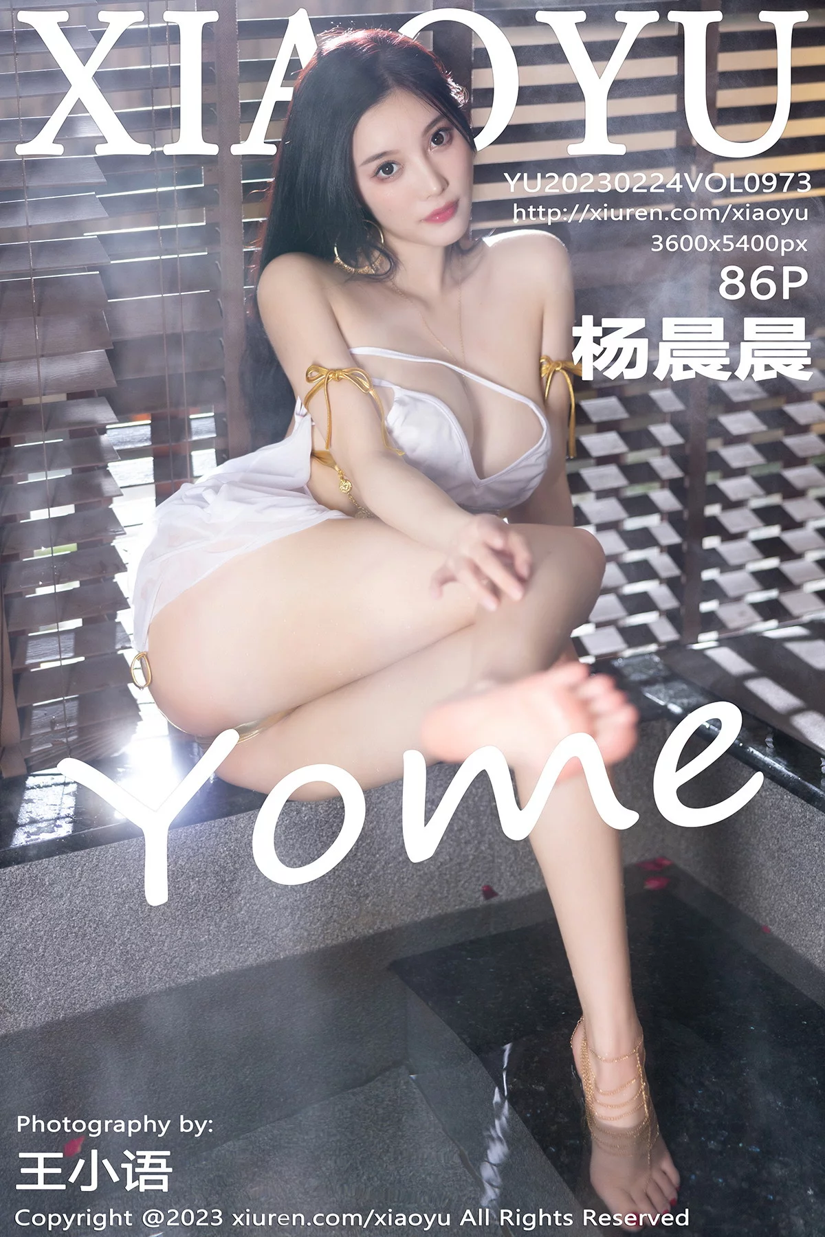 Xgyw.Org_[XiaoYu画语界]Vol.973_女神杨晨晨Yome性感白色诱人服饰秀完美绝伦身材撩人诱惑写真86P