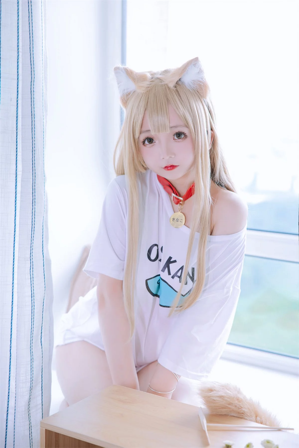 Xgyw.Org_Cosplay美女日奈娇黄豆粉主题私房半脱性感白T露傲人豪乳遮点惹火诱惑写真159P