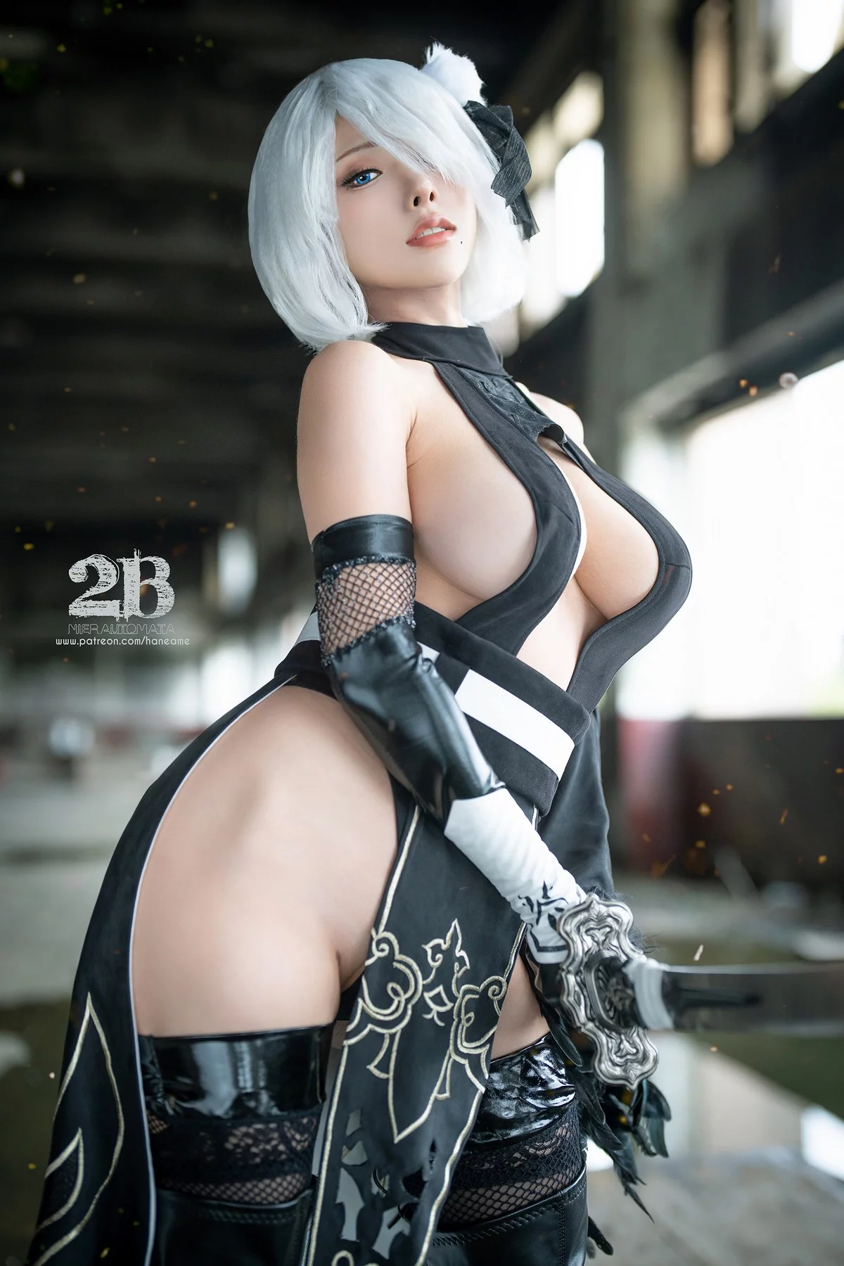 Xgyw.Org_Coser美女雨波_HaneAme-Nier 2B Nijan主题性感美女武士装秀丰满身材诱惑写真26P