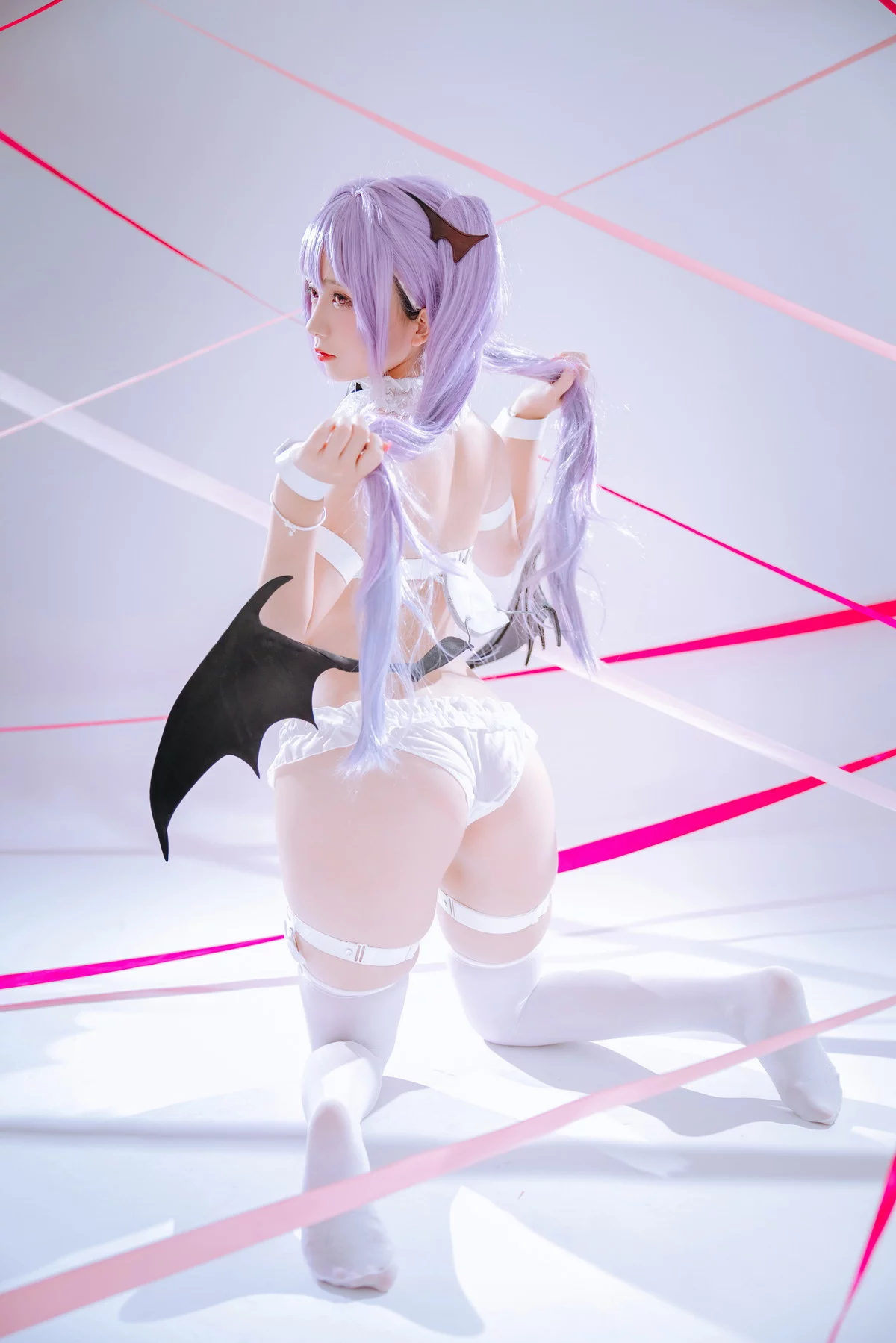 Xgyw.Org_Cosplay美女日奈娇伊芙夏娃主题恶魔装扮性感白色情趣服饰秀丰满身材诱惑写真92P