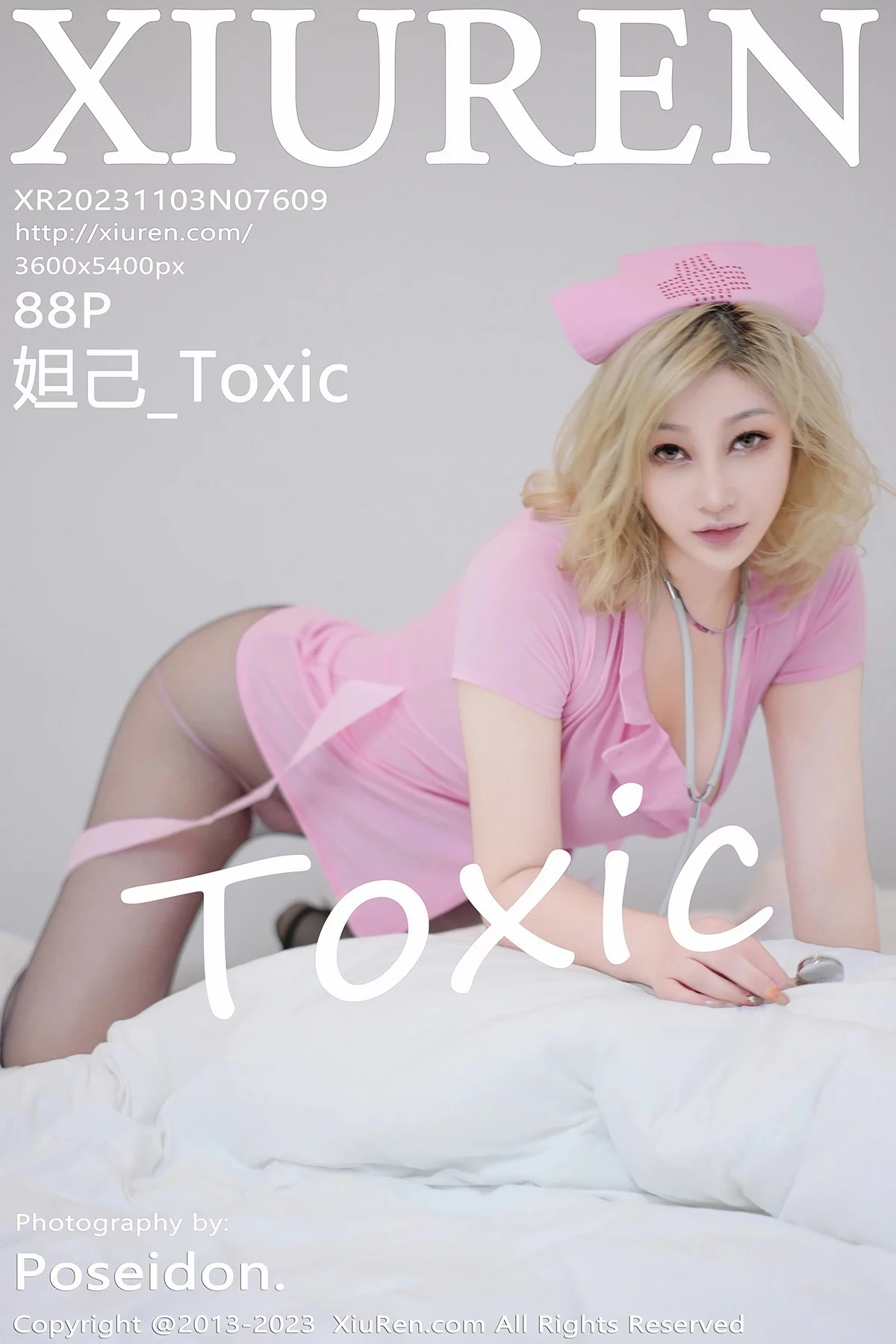 Xgyw.Org_XiuRen第7609期_女神妲己_Toxic粉色情趣护士服配超薄黑丝秀丰满身材诱惑写真88P