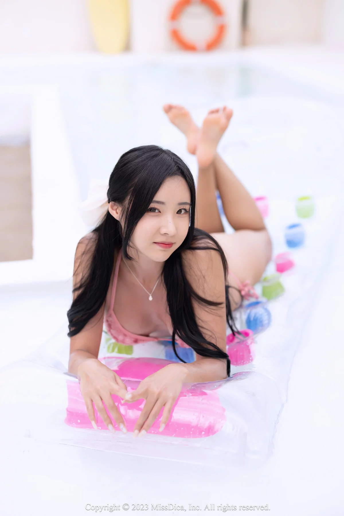 Xgyw.Org_韩国美女模特Habin-Rooftop Poolside Fantasy主题泳池性感粉色比基尼完美诱惑写真104P