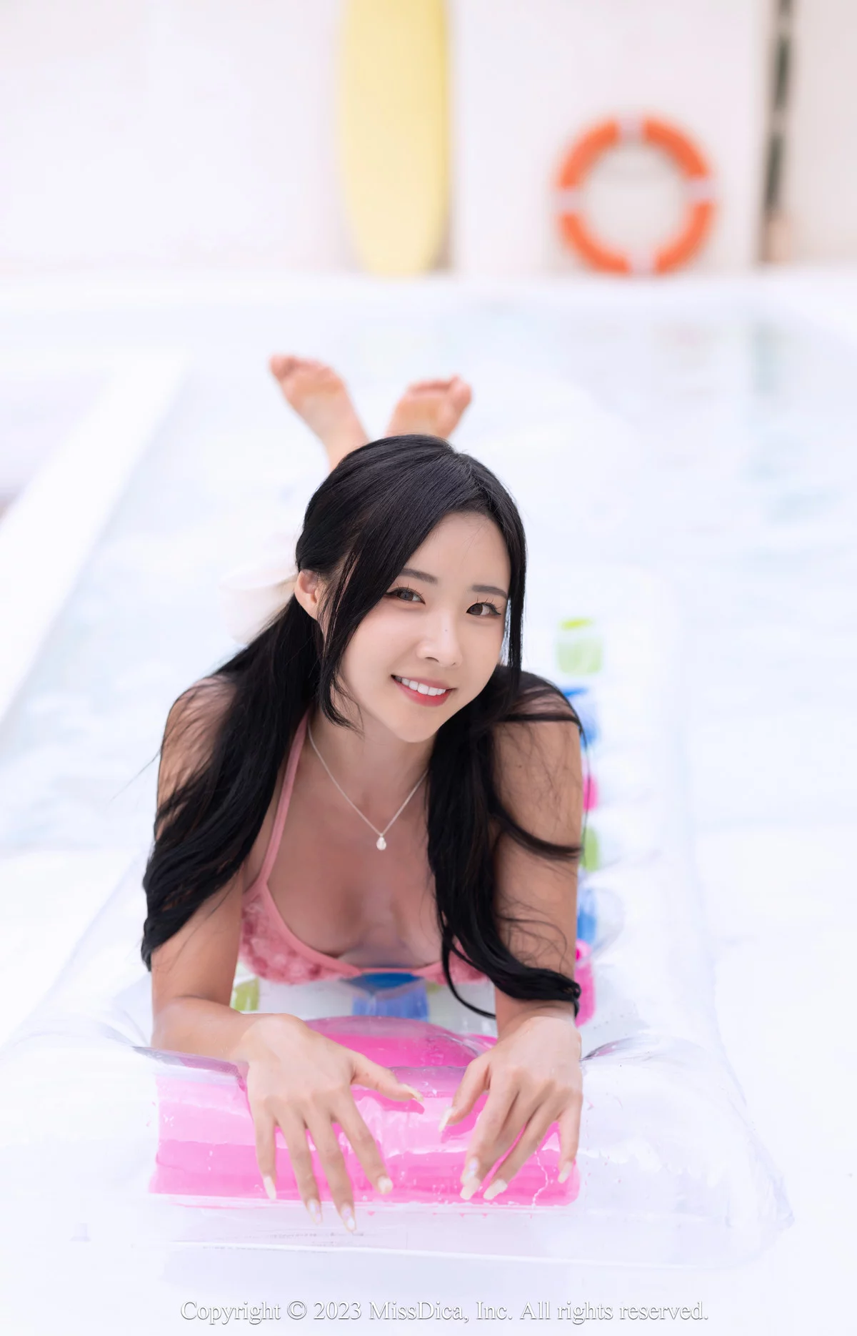 Xgyw.Org_韩国美女模特Habin-Rooftop Poolside Fantasy主题泳池性感粉色比基尼完美诱惑写真104P