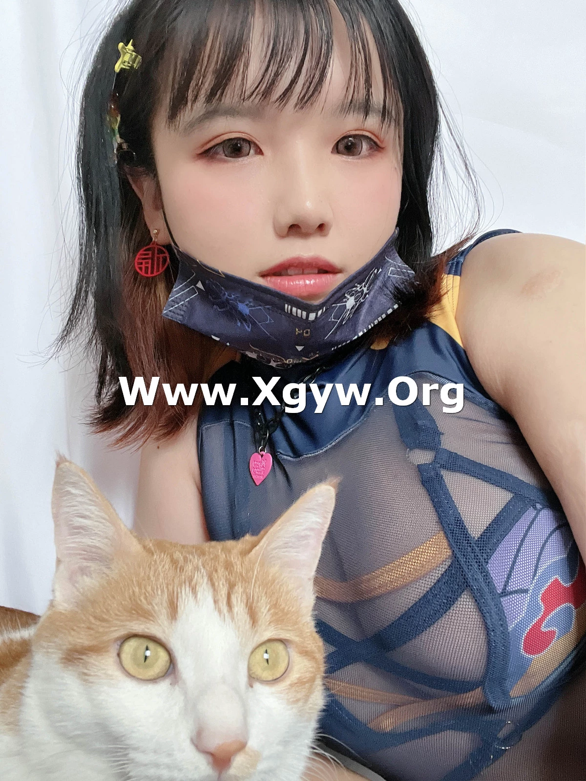 Xgyw.Org_B站主播阿半今天很开心喜多川海梦主题性感多套服饰黑色蕾丝内衣秀丰满身材诱惑写真126P