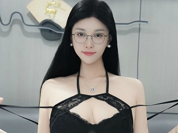 XiuRen第9639_模特雅茹老师性感黑色西服露黑色情趣内衣秀柔美身姿诱惑写真81P